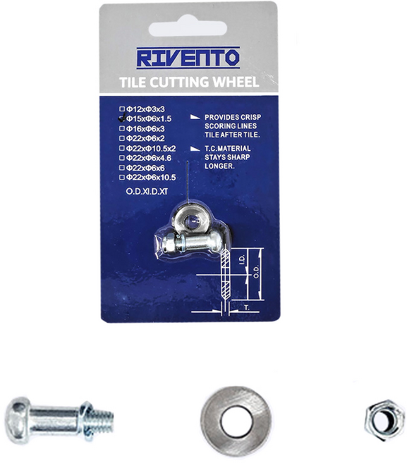 리벤토 타일컷팅기 레이저형 전용날 타일 커터 텅스텐 캇팅기 카타 폴리싱 포세린 욕실 바닥, 1개, 리벤토 일반형 타일커터날