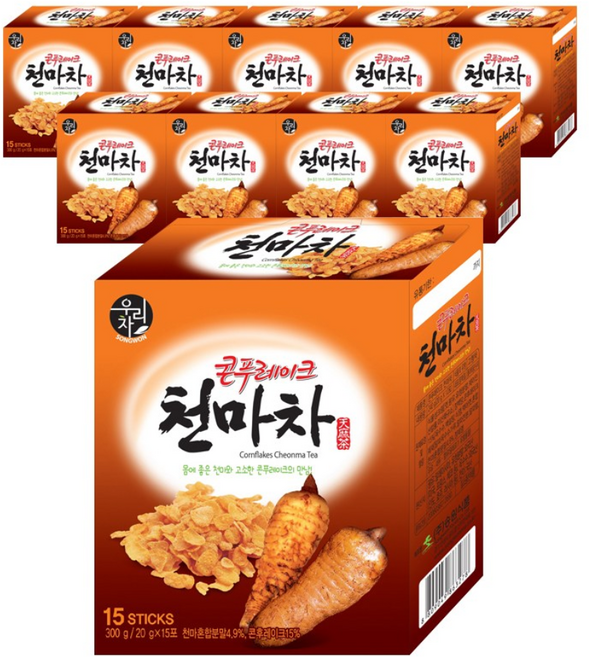 송원 콘푸레이크 천마차, 20g, 15개입, 10개