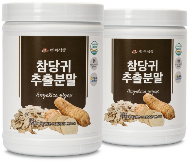 참당귀추출분말 국산 300g HACCP 인증제품, 2개