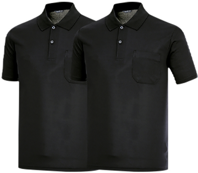 1+1 나인앤나인 CVT 남녀공용 기능성 쿨론카라 반팔티 YT21 (2장세트)