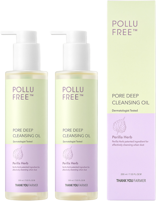 땡큐파머 폴루프리 블랙헤드 딥 클렌징 오일, 200ml, 2개