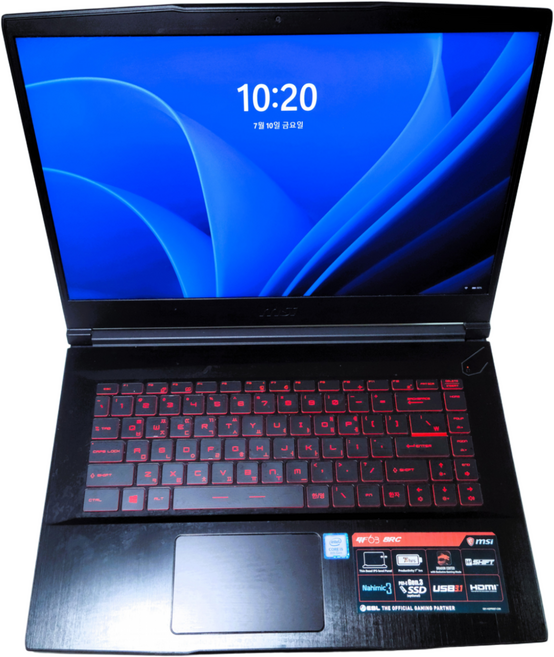 삼성 LG HP ASUS 노트북 듀얼코어~i3 i5 i7 사무용 인강용 업무용 주식용 유튜브 넷플릭스 시청용, 블랙, MS I게이밍노트북 MS-16R1, 240GB, 16GB, WIN11 Pro
