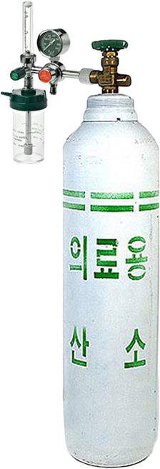 한국초저온 의료용 산소통 10리터 가정용 산소호흡기 풀세트, 1개