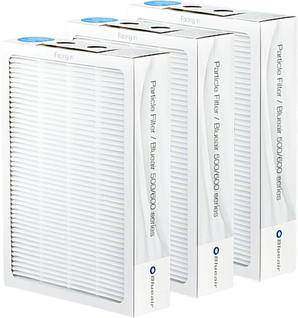 정품 블루에어 공기청정기 500/600시리즈 파티클 필터 501 503 505 510 550E 550EB 601 603 605 650E 680i 690i, 1세트, [정품] 블루에어 500/600 파티클