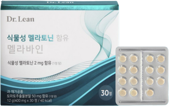 닥터린 식물성 멜라토닌 2mg 함유 멜라바인 1개월분, 1박스