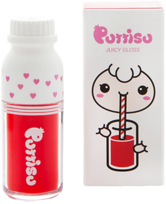 뿌띠슈 어린이 쥬시 립 글로스 3.2g, 레드루비, 1개