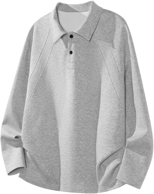 ANYOU 남성 봄 빅사이즈 맨투맨 루즈핏 맨투맨 편한 데일리 상의 베스트셀러