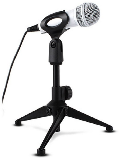 체리스팟 탁상용 미니 마이크 스탠드 PC-03 각도조절 마이크 거치대, 1개, 블랙, PC03