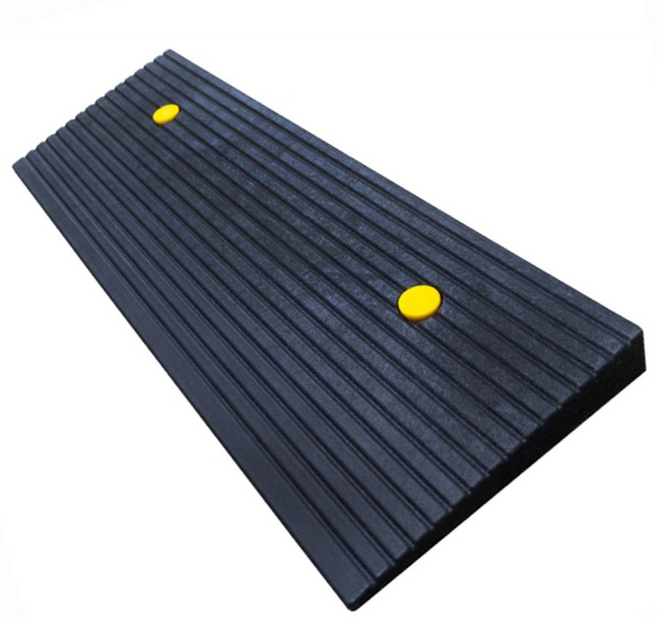 휠체어 자전거 유모차 차량 진입판 경사판 카업, 검정색, 1개