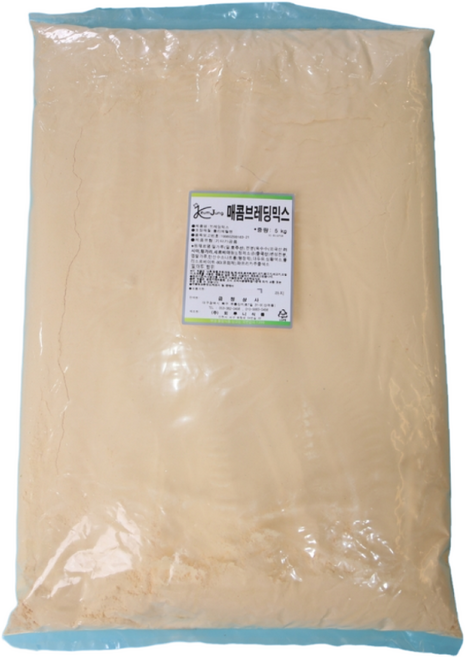 뫼루니식품 후라이드 치킨파우더 매콤브레딩믹스 5KG 브래딩믹스 매콤한맛 스파이시, 뫼루니 브레딩믹스, 1개