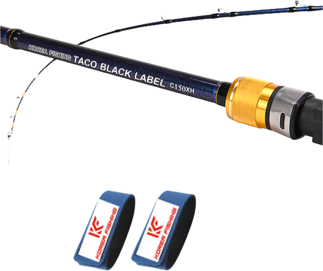아울렛낚시 타코 블랙 라벨 타코마스터 바다 선상 문어 낚시대 문어대 문어로드, 타코 블랙라벨 C150XH+로드벨트2개