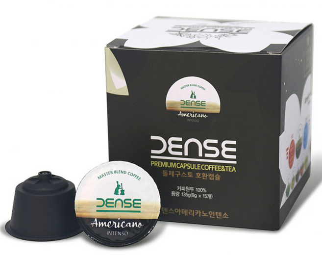 덴스 돌체구스토 호환 캡슐커피 아이스 아메리카노 인텐소, 9g, 2개, 15개입, 9g