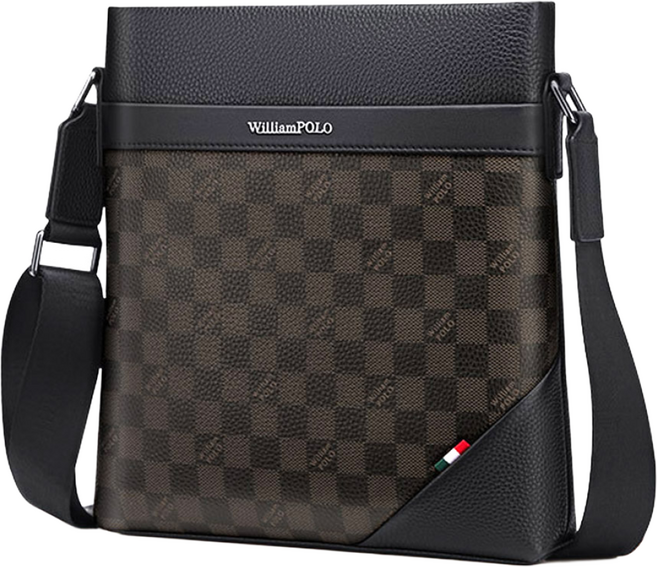 윌리엄폴로 남성 소가죽 크로스백 비즈니스백 숄더백 출퇴근 가방 P3155