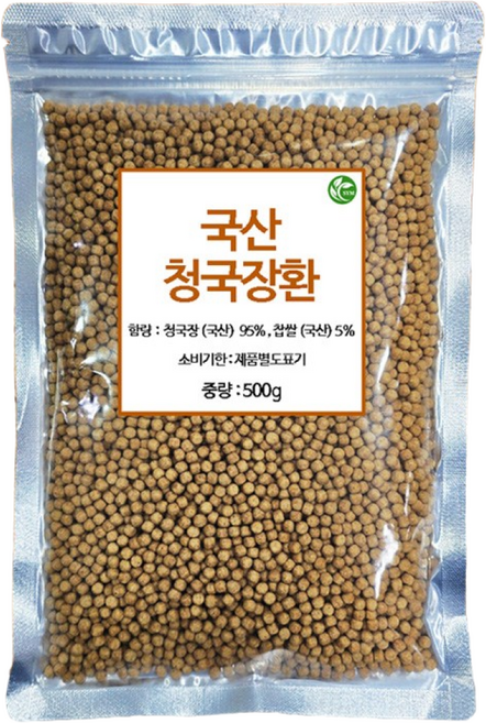신영몰 국산 청국장환 500g 국내산 청국장 발효콩 사용, 1개
