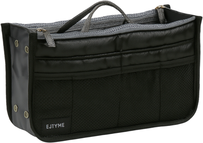 이제이타임 가방속 깔끔정리 이너백 백인백 다용도 지퍼 포켓 손잡이형