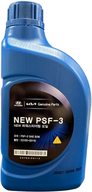 현대모비스 NEW 파워스티어링오일 NEW PSF-3 03100-00110 1L, 1개, NEW PSF-3/03100-00110 1L