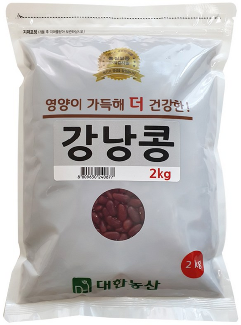 대한농산 적강낭콩 2kg, 1개