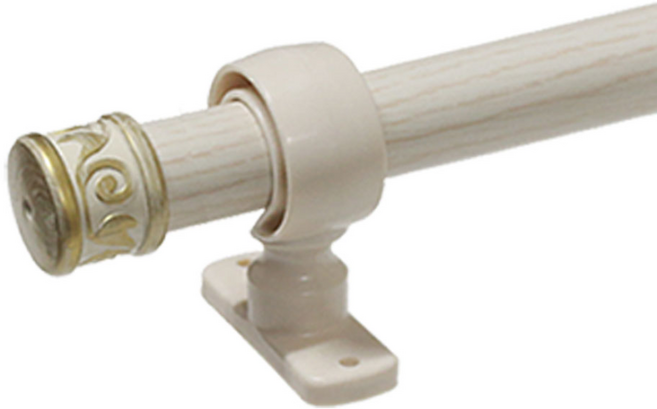 한국레일갤럭시 25mm 원형 커튼봉 커텐봉, 아이보리골드