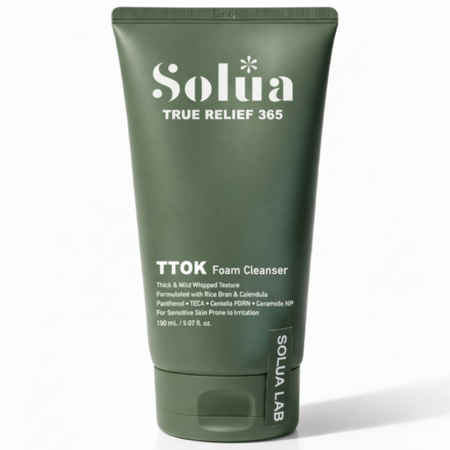 솔루아랩 트루릴리프365 떡폼 클렌저, 150g, 1개