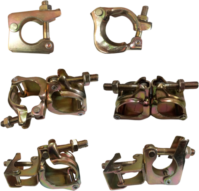 아시바클램프 회전 고정 아시바크립 클립 단클램프 크램프 파이프 연결, 48(42) x 48(42) 회전클램프, 1개