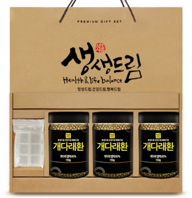 개다래환 선물세트 150g 3개입 국산 국내산, 450g, 1박스
