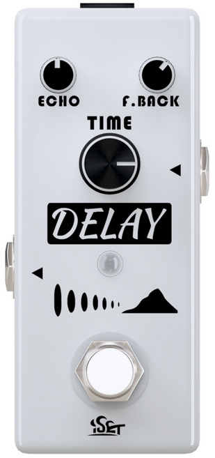 ISET 기타 이팩터 디스토션 오버드라이브 딜레이 코러스, 1개, PD-6