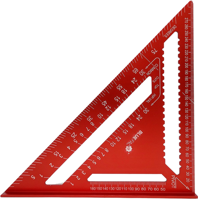 삼각직각자 BMTR-300R 45도90도 30.5x30.5x43cm 각도자, 1개