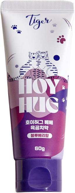 호이허그 베베 아기 저불소 치약 500ppm, 1개, 60g