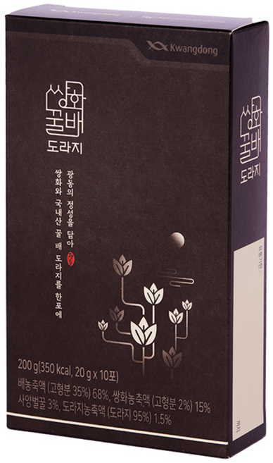 광동 쌍화꿀배도라지 10p, 200g, 1개