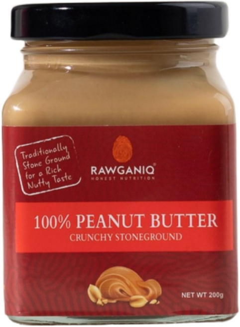 반값특가/100% 땅콩버터 로가니큐 무가당 무첨가 땅콩버터 크런치, 1개, 200g