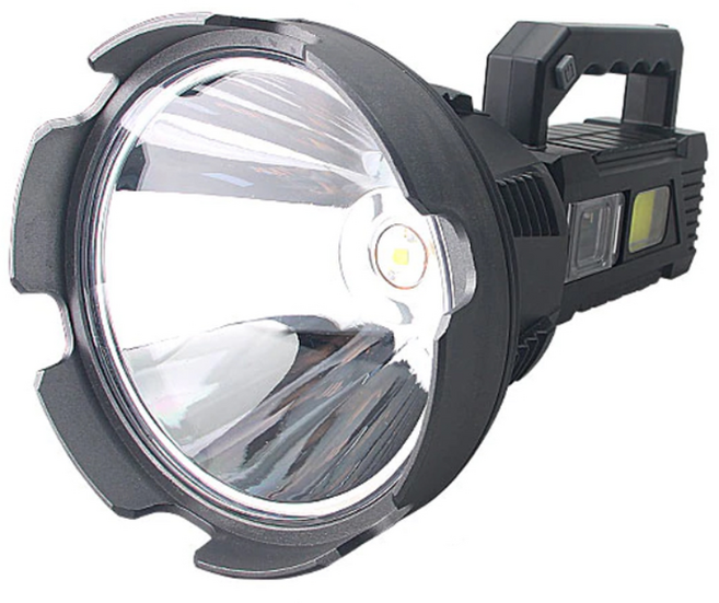 LED 충전식 대형 후레쉬 손전등 캠핑 조명 등산 해루질 야간산행 T300 서치라이트, 1개, 단품없음