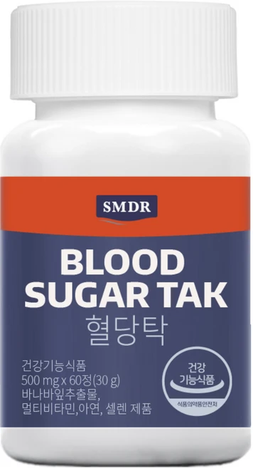 SMDR 혈당탁 (식후 혈당 상승 억제에 도움), 60정, 1개 - 쿠팡