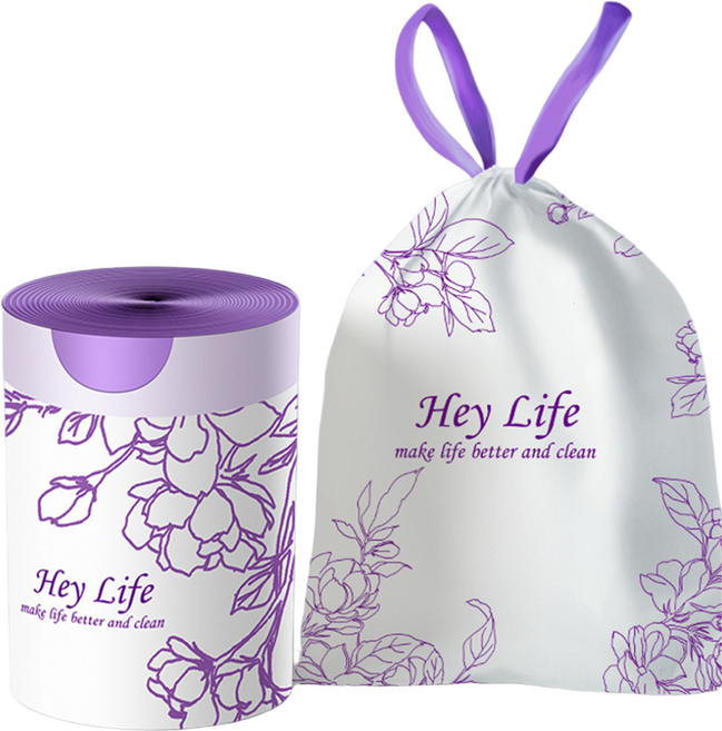 라플렌느 쫀쫀한 차량용 쓰레기봉투, 자스민, 200개