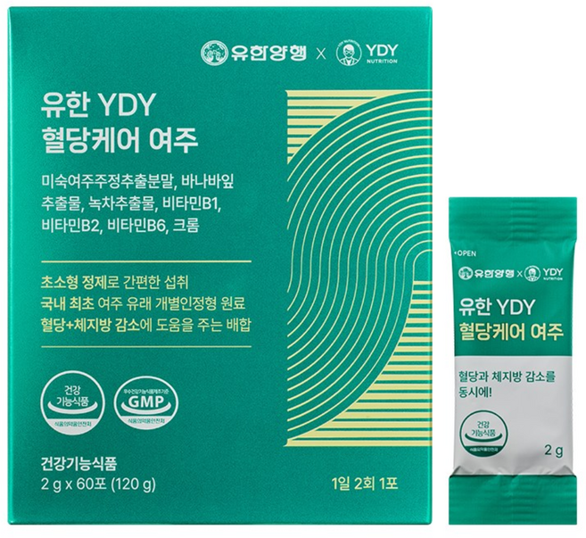 유한 YDY 혈당케어 여주, 1개, 60회분