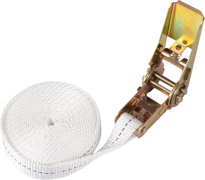 신명자동바 25mm 드럼바 고강도PE 미니 자동바 깔깔이바 고정바, 2세트, 화이트