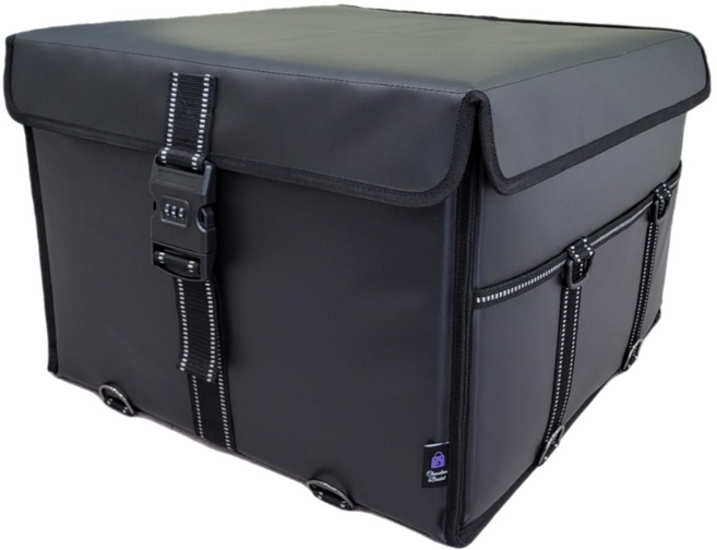 [3rd 리뉴얼] 카멜레온바스켓 80리터 점보 바스켓 / 배달가방 배달통 다용도 단열가방, 블랙