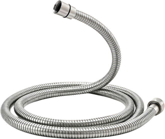 메탈 샤워호스 2미터 길이, 은빛, 1개
