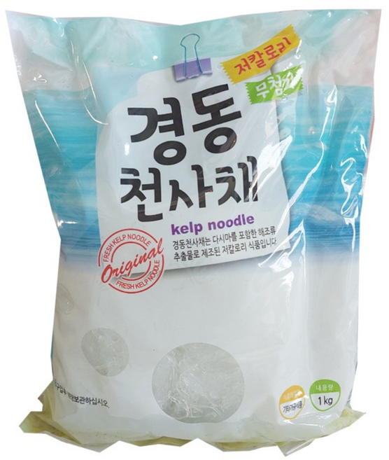 오늘은 식자재 경동 천사채 (실) 생선회 무채대용 천사채샐러드, 1개, 1kg