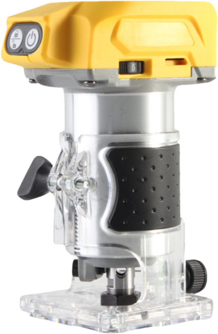 호환 무선 충전 목공 트리머 루터기 디월트 20V 전동공구 배터리 사용 (배터리 및 충전기 미포함), 1개