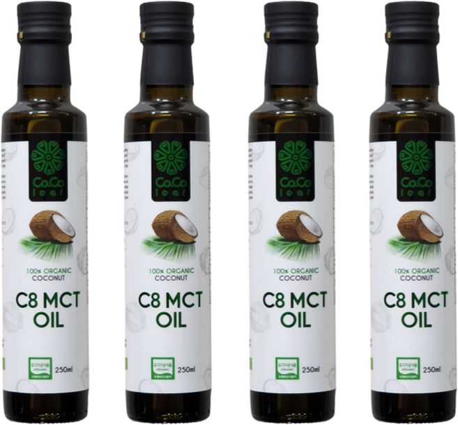 코코리프 유기농 MCT 오일 C8 250 mL, 250ml, 4개