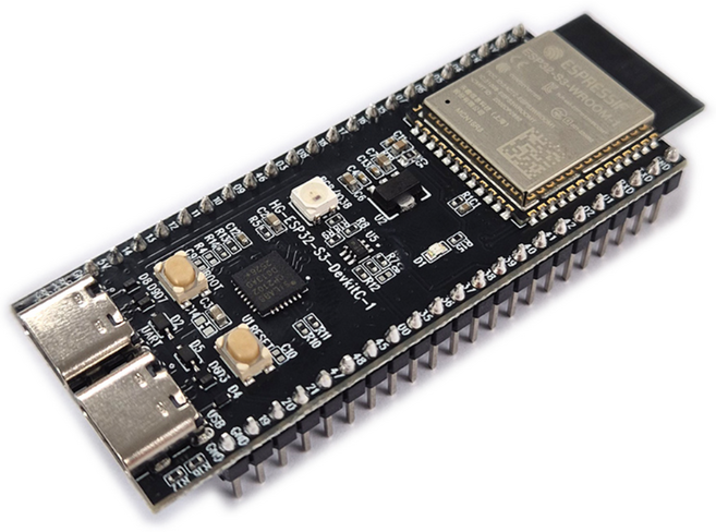 HG ESP32-S3 DevKitC-1 USB Type-C 제조사 공식 모듈 적용, N16R8
