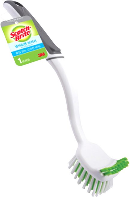 3M 스카치브라이트 냄비&팬 브러쉬 1P 주방 후라이팬 청소솔, 1개