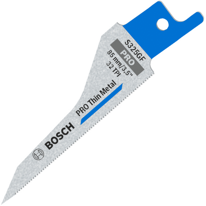 보쉬 컷소날 S 325 GF 얇은 금속 용 총장 85mm 컷쏘날, 5개