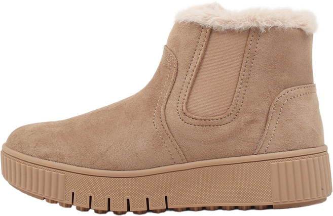 [고급인솔증정] E스웨체 여성 겨울 스웨이드 첼시 부츠 따뜻한 털 기모 안감 논슬립 데일리 슈즈 방한 신발