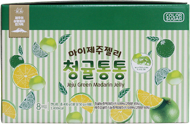 마이제주젤리 청귤통통 젤리 1박스 8봉지, 1개