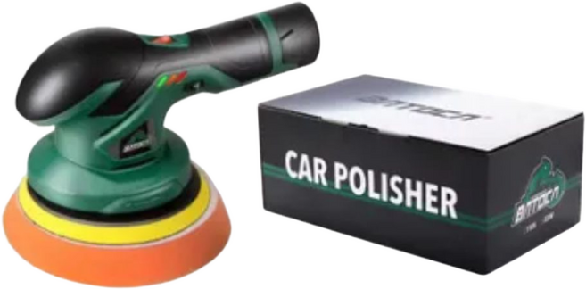 HARU DEAL BATOCA 무선 자동차 광택기 액션 기계 전동 기계 무선 12V 조정 공구 전기 듀얼 자동차 광택제, Batttery Set