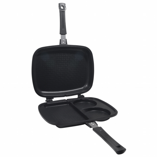 국산 마미스타 브런치 에그 양면팬 가스용 토스트팬 만능팬, 브런치팬 가스용, 1개