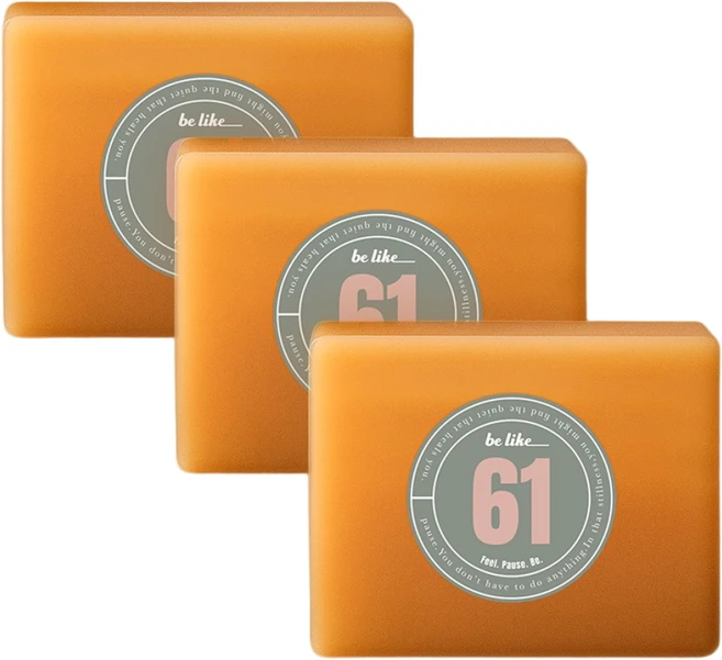 비라이크61 천연비누 유황 성분 향 좋은 세안 미용 피부관리 올인원 비누 110g, 3개입 - 쿠팡