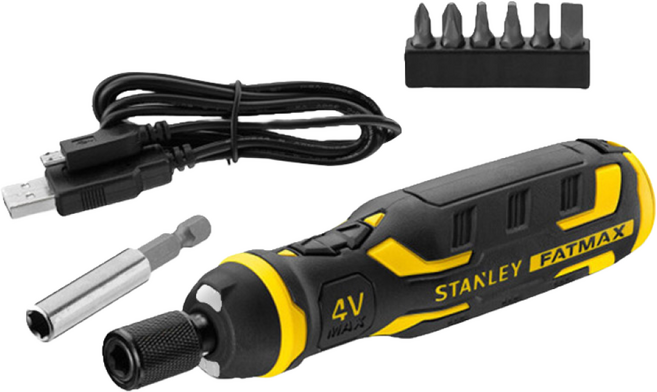 스탠리 정품 FATMAX 4V MAX 스크류 드라이버 FMHT66719-KR, 1개