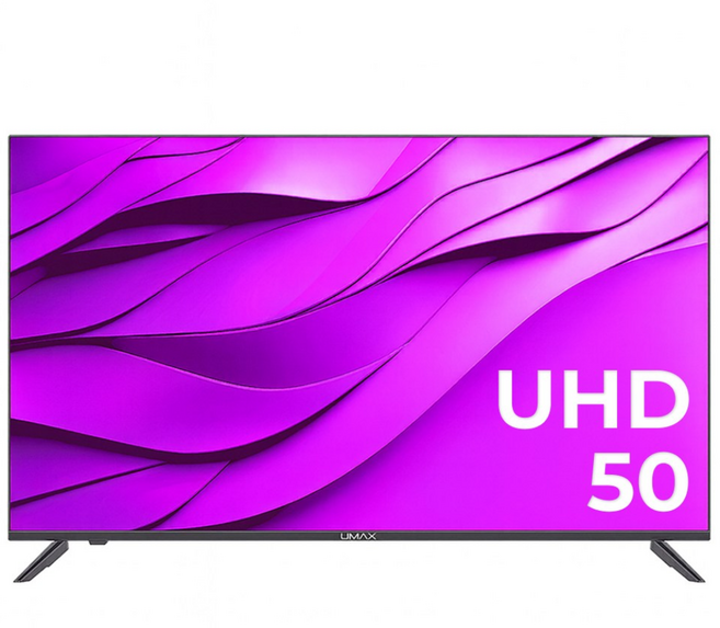 유맥스 무결점보증 UHD50L 127cm(50인치) UHD TV - 중소기업 대형 벽걸이 겸용, 고객직접설치, 스탠드형